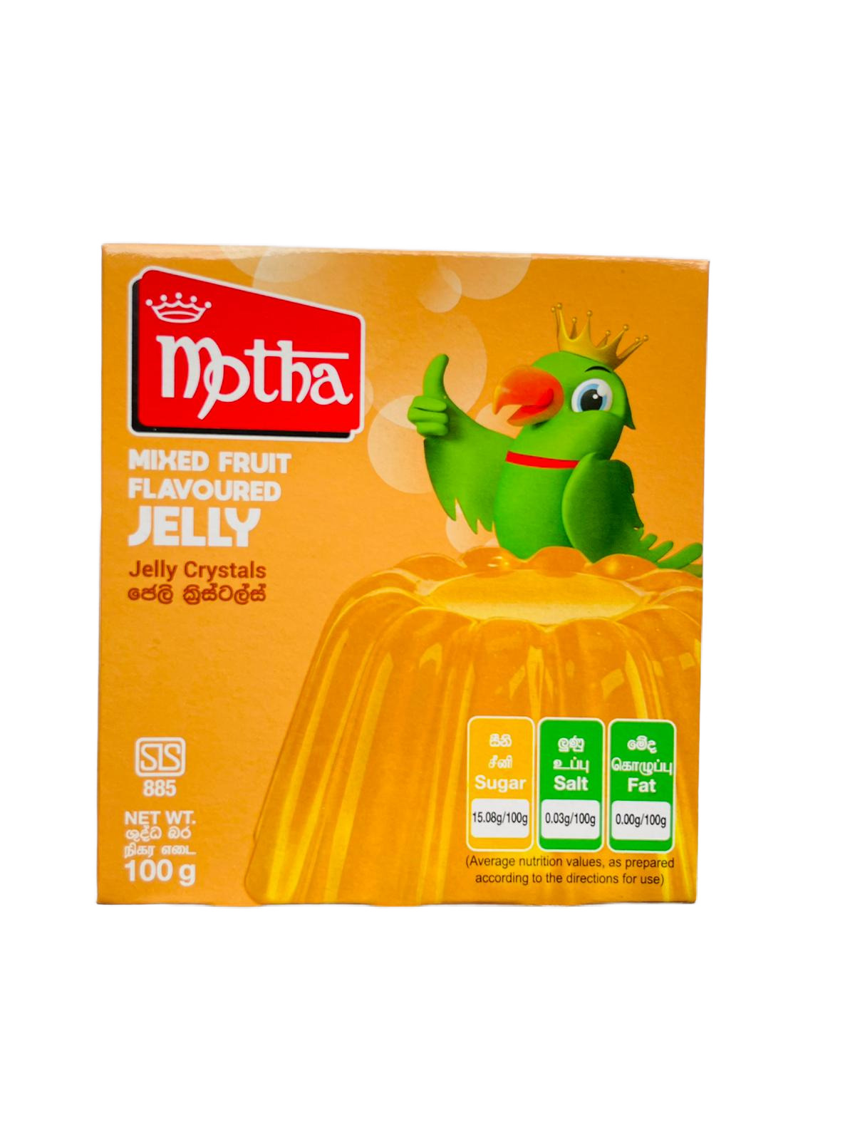 Motha Mixed Fruit Flavoured Jelly 100g